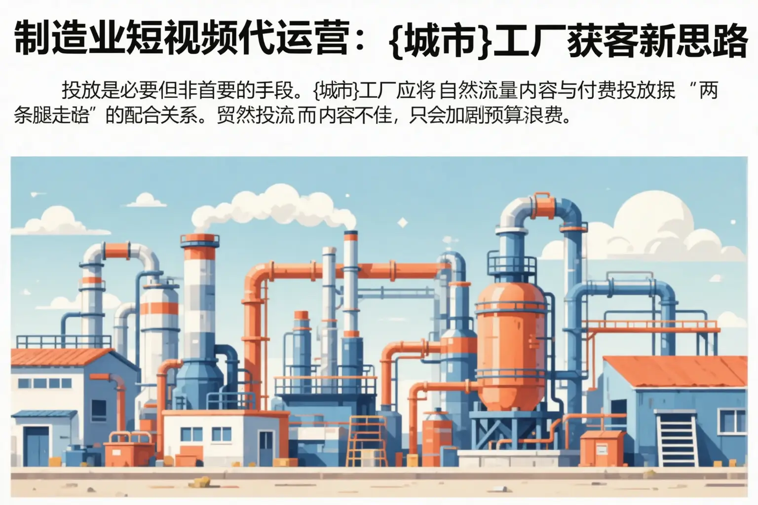 制造业短视频代运营：洛江工厂获客新思路